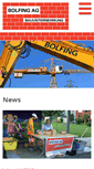 Mobile Screenshot of bolfing-ag.ch